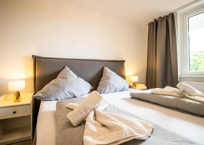 Messe-Apartment Fuer 5 Gaeste Mit Balkon Und Lift