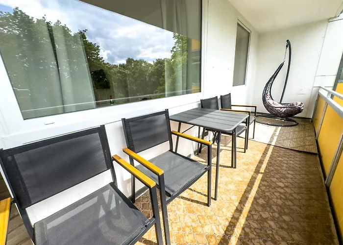 Messe-Apartment Fuer 5 Gaeste Mit Balkon Und Lift